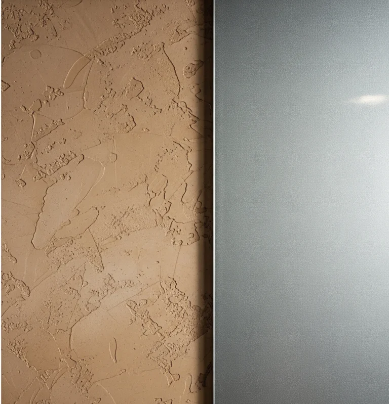 Expert stucco finishing and RadyGlass painting in Dubai